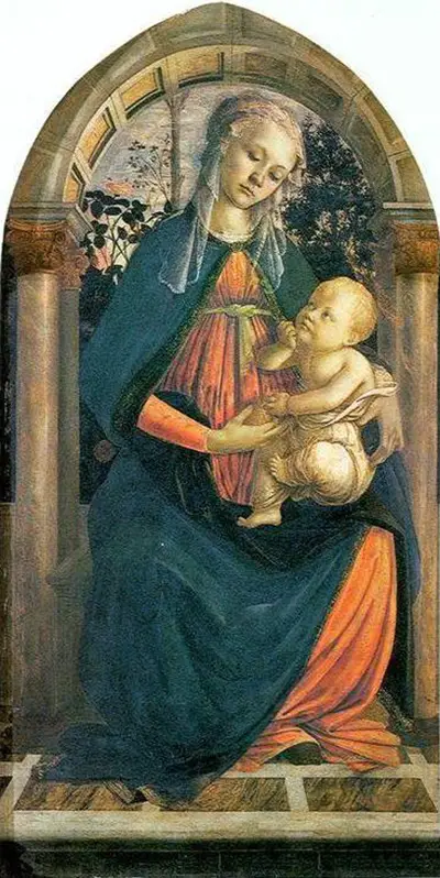 The Madonna of the Roses Sandro Botticelli